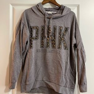 Pink leopard sweatshirt